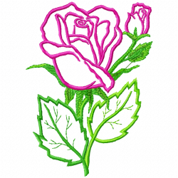 Flowers Embroidery Design 8